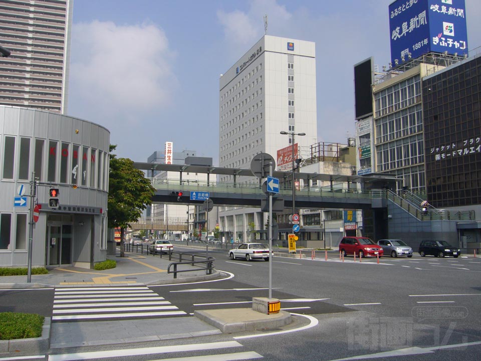 岐阜駅北交差点写真画像