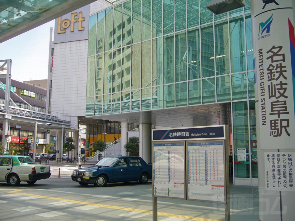 名鉄岐阜駅前写真画像