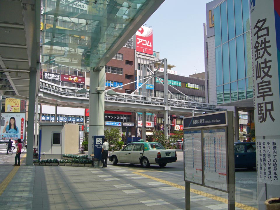 名鉄岐阜駅前タクシーのりば写真画像