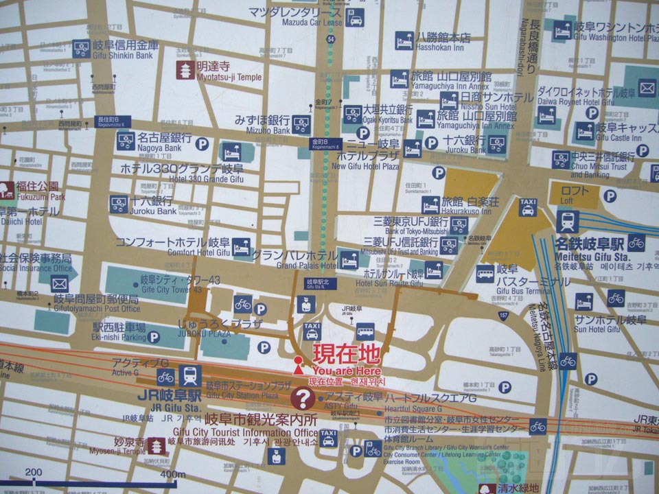 岐阜駅周辺MAP写真画像
