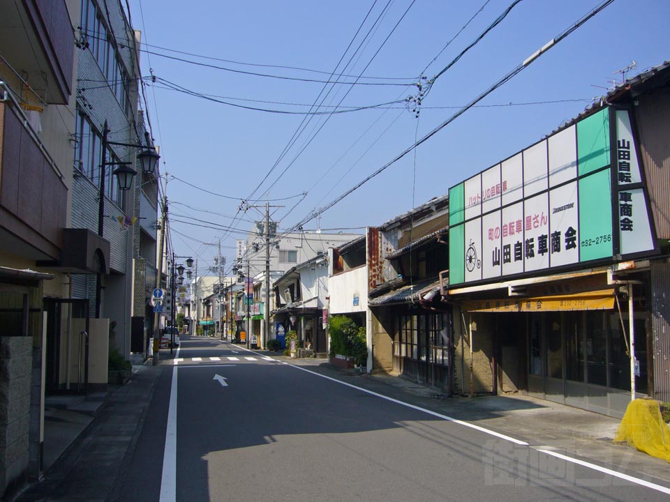 長良中央商店街(旧高富街道)写真画像