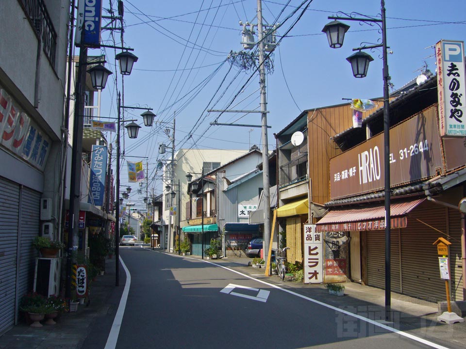 長良中央商店街(旧高富街道)写真画像