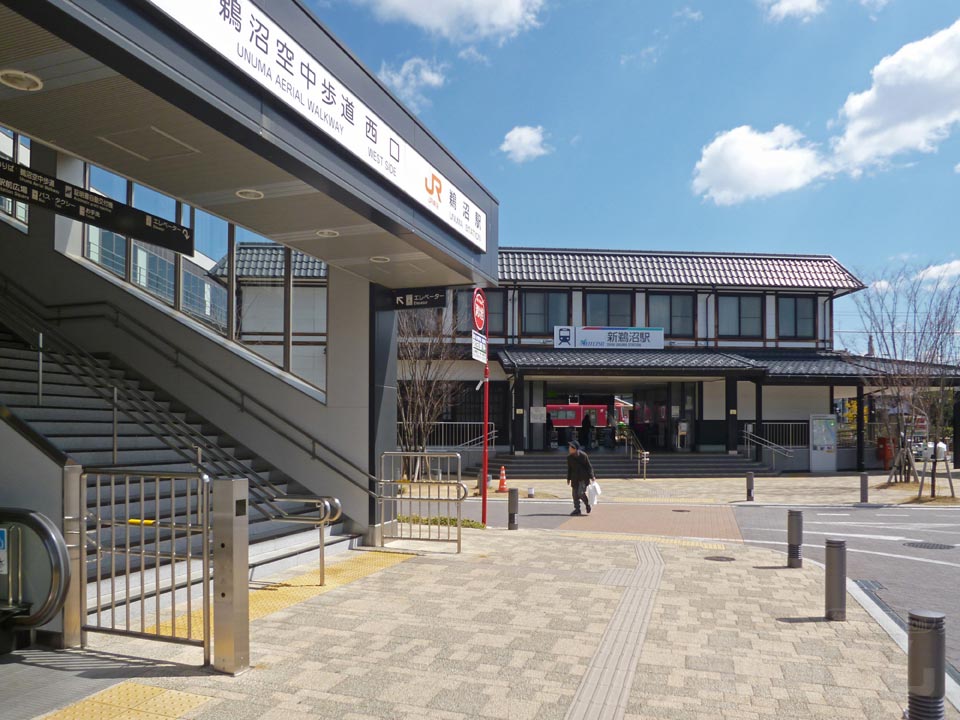名鉄新鵜沼駅・JR鵜沼駅西口前