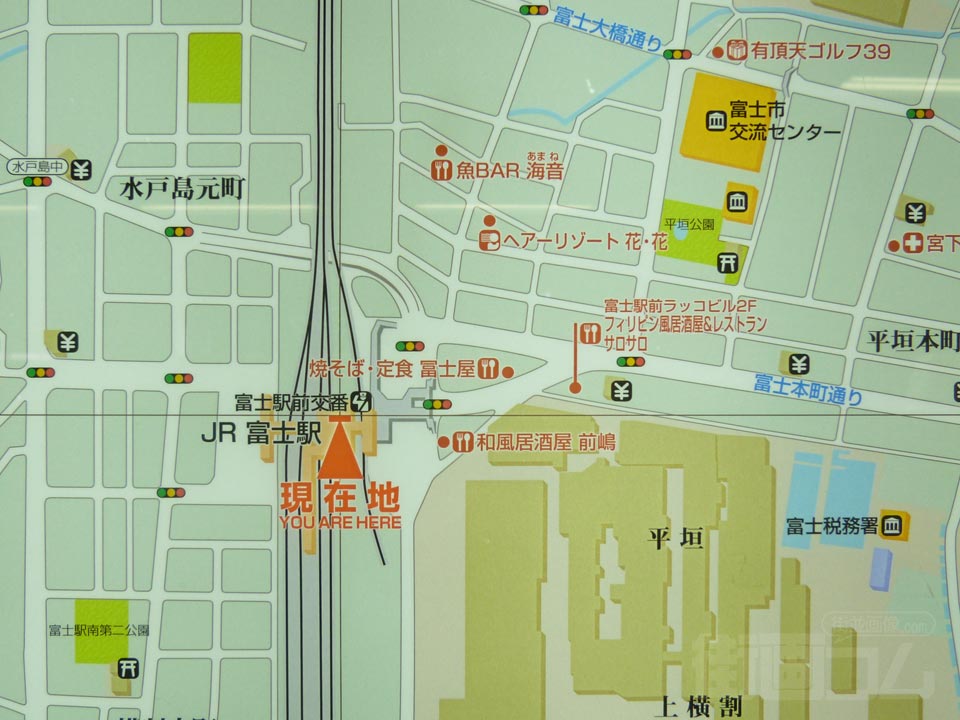 富士駅周辺MAP