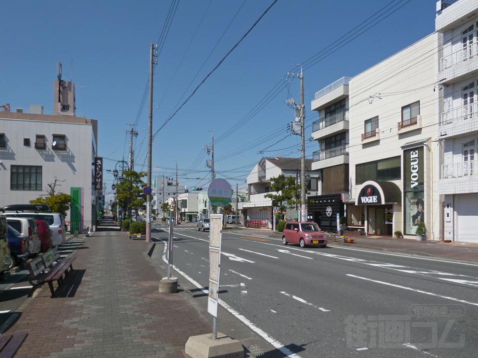 西通りバス停