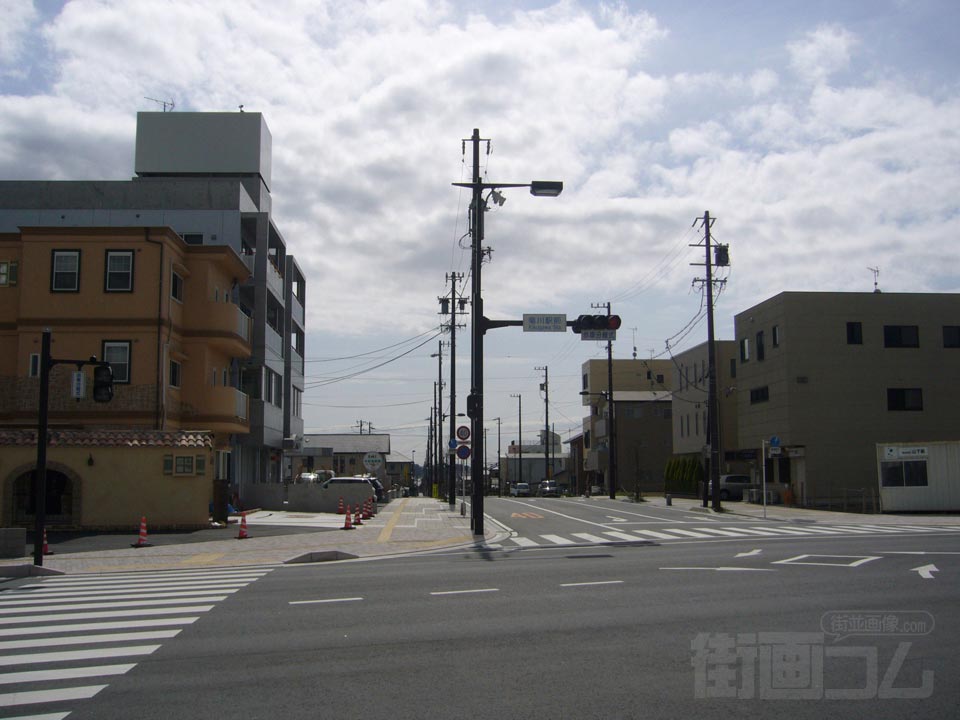 菊川駅前交差点写真画像