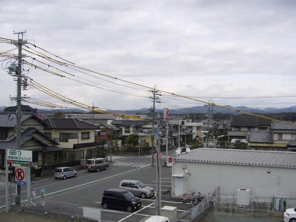 西掛川駅ホームから北方面写真画像