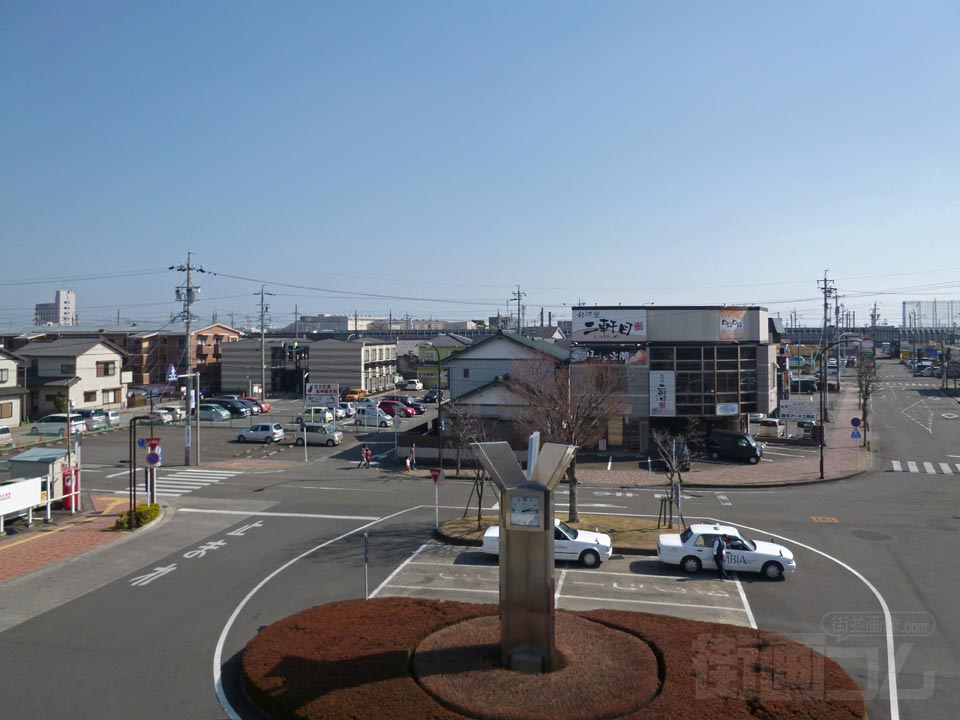 JR西焼津駅前南口方面