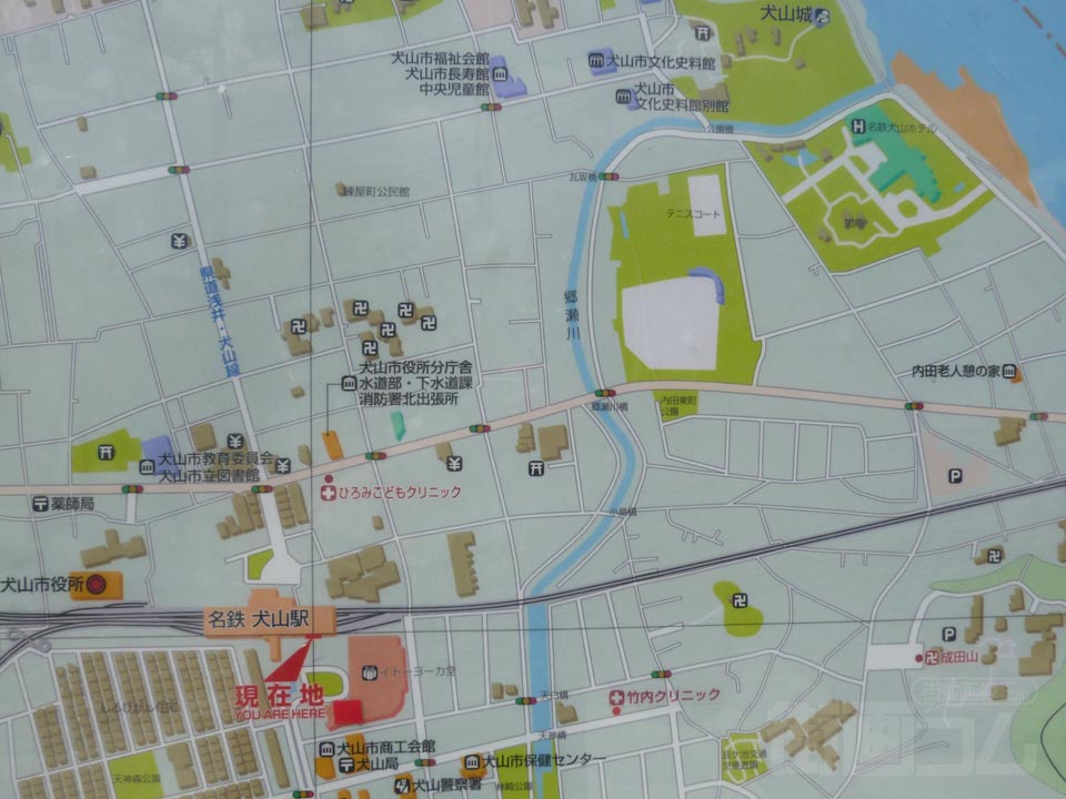 犬山駅周辺MAP写真画像