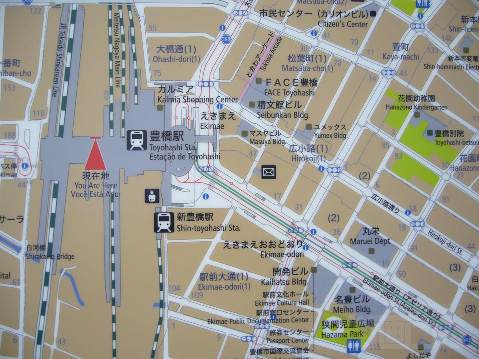 豊橋駅前MAP写真画像