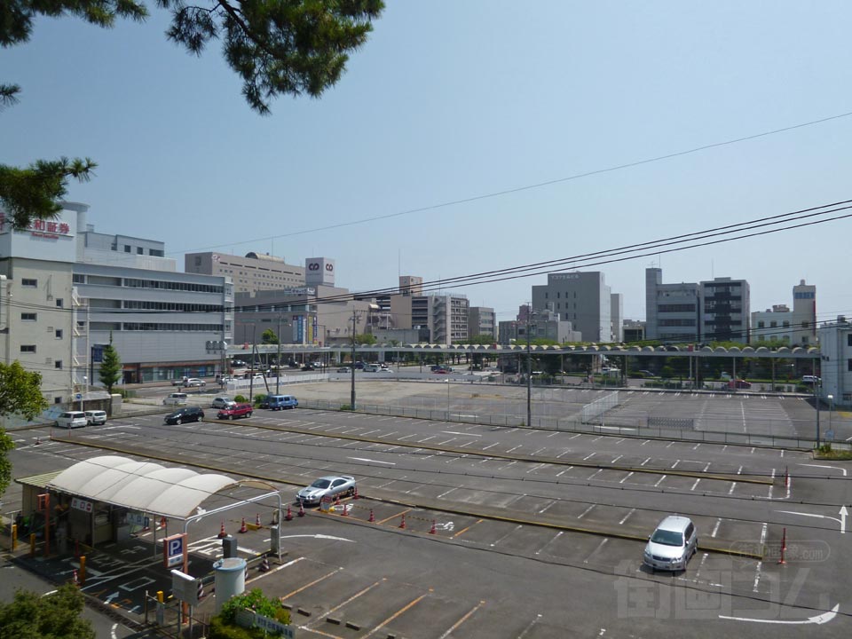 津城跡から大門方面