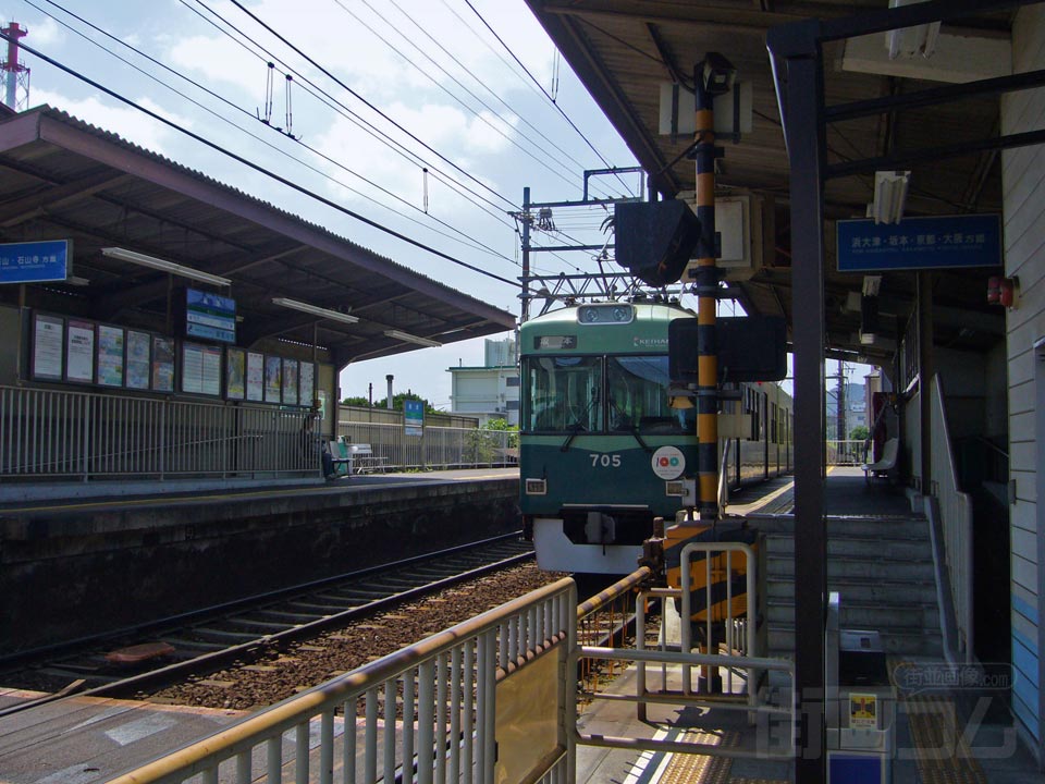 京阪粟津駅写真画像