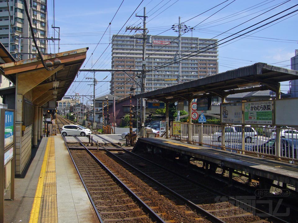 京阪唐橋前駅ホーム