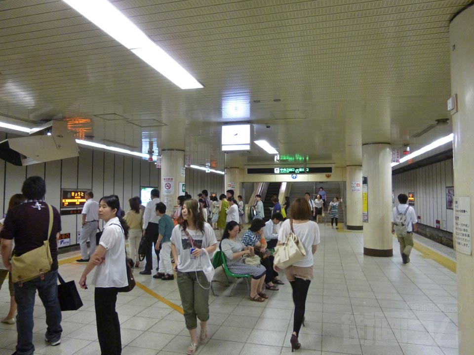 京都市営地下鉄京都駅ホーム