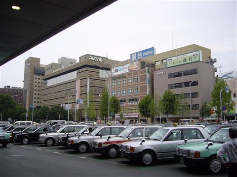 JR・近鉄京都駅八条口写真画像