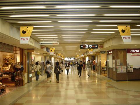 京都駅前地下街ポルタ写真画像