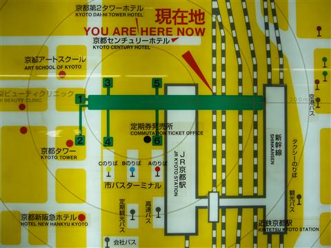 京都市営地下鉄京都駅写真画像