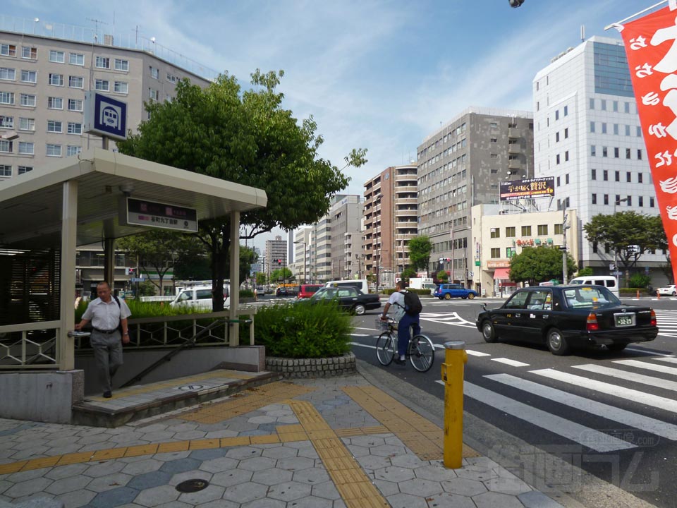 大阪市営地下鉄谷町九丁目駅前