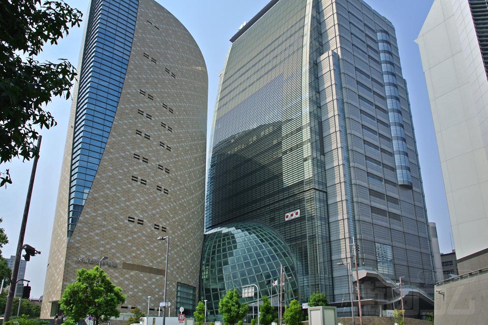 大阪歴史博物館・NHK大阪放送会館
