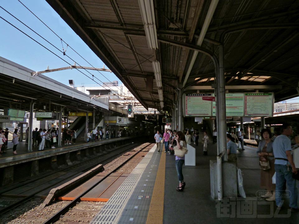 近鉄鶴橋駅ホーム写真画像