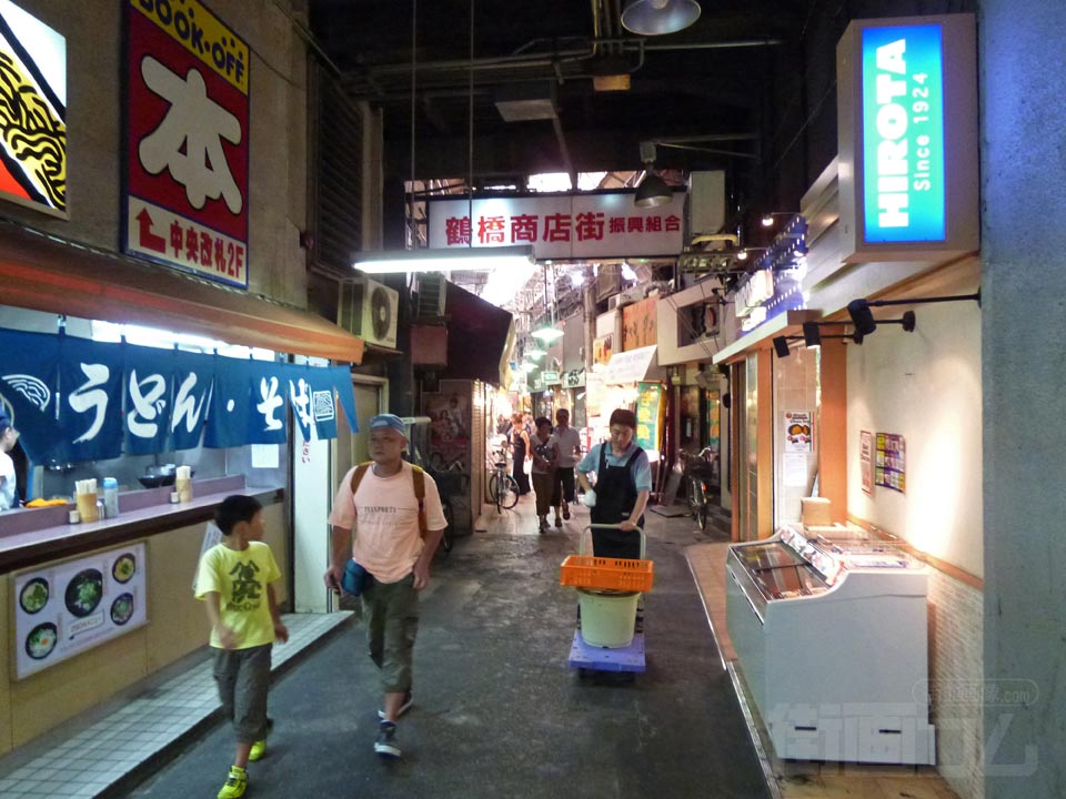 鶴橋商店街8班通り写真画像