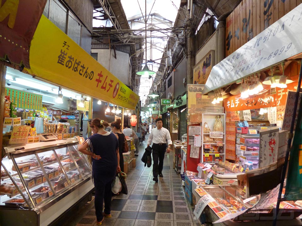鶴橋商店街８班通り写真画像