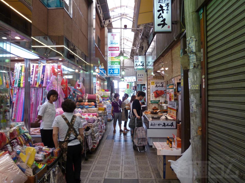 鶴橋商店街8班通り写真画像