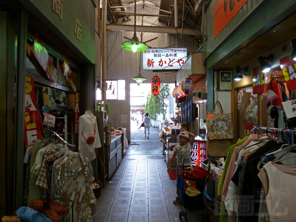 鶴橋商店街８班通り写真画像