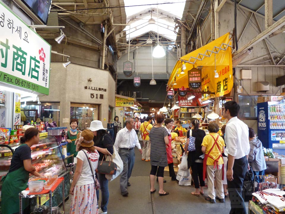 鶴橋商店街１１班通り写真画像