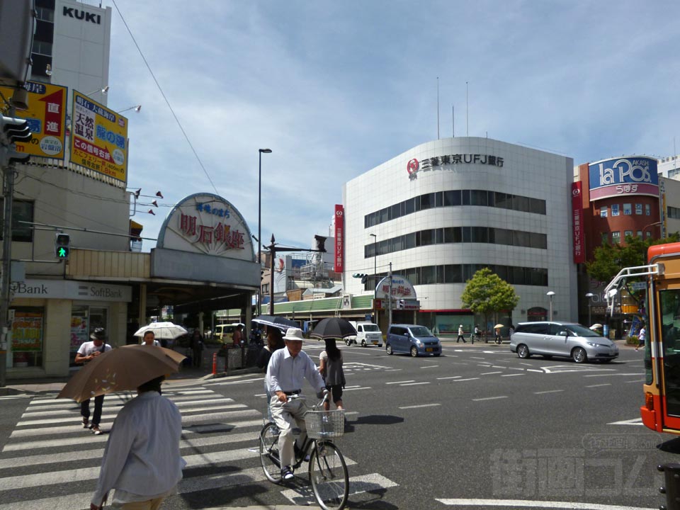 明石駅前交差点写真画像