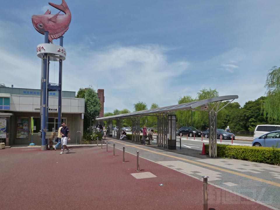 JR・山陽明石駅北口前写真画像