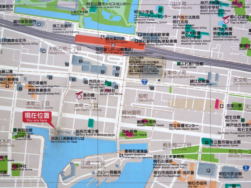 明石駅周辺MAP写真画像