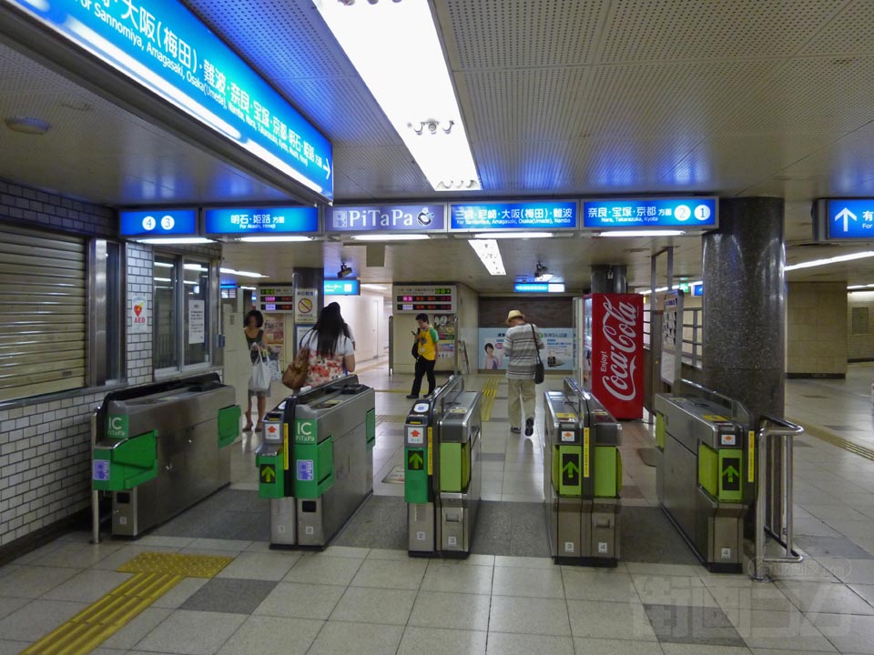 神戸高速鉄道新開地駅改札口