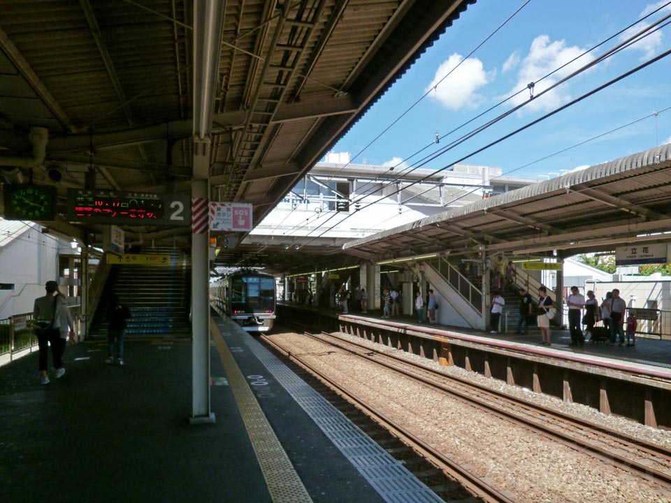 JR立花駅ホーム(東海道本線(JR神戸線))