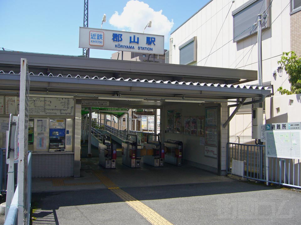 近鉄郡山駅西側写真画像