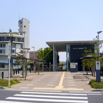 島根県松江市松江しんじ湖温泉駅前周辺写真画像