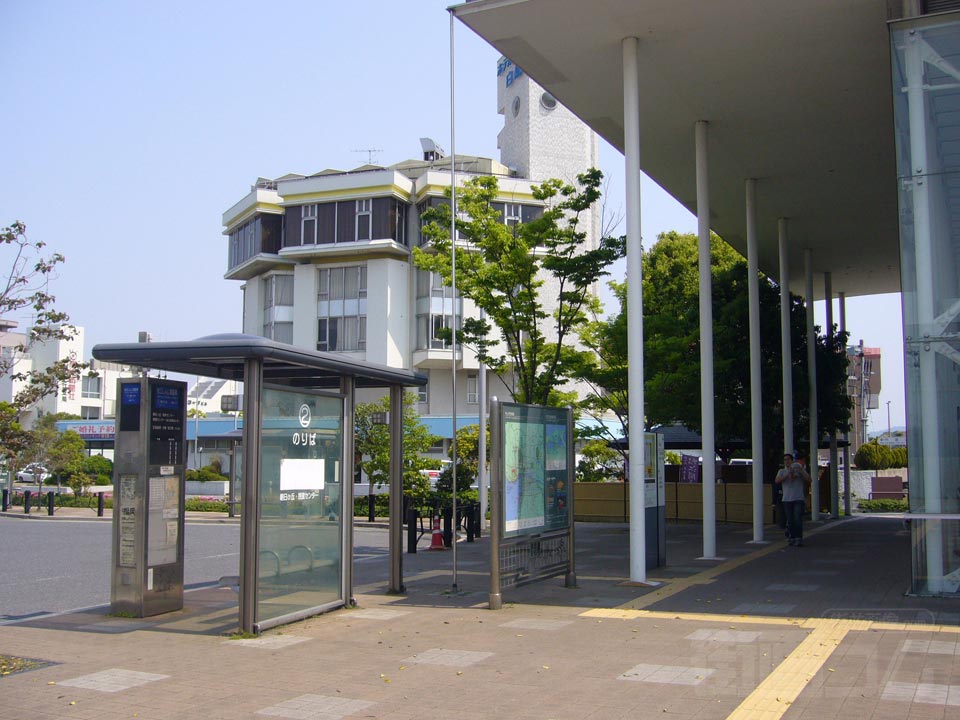 一畑電車松江しんじ湖温泉駅前写真画像