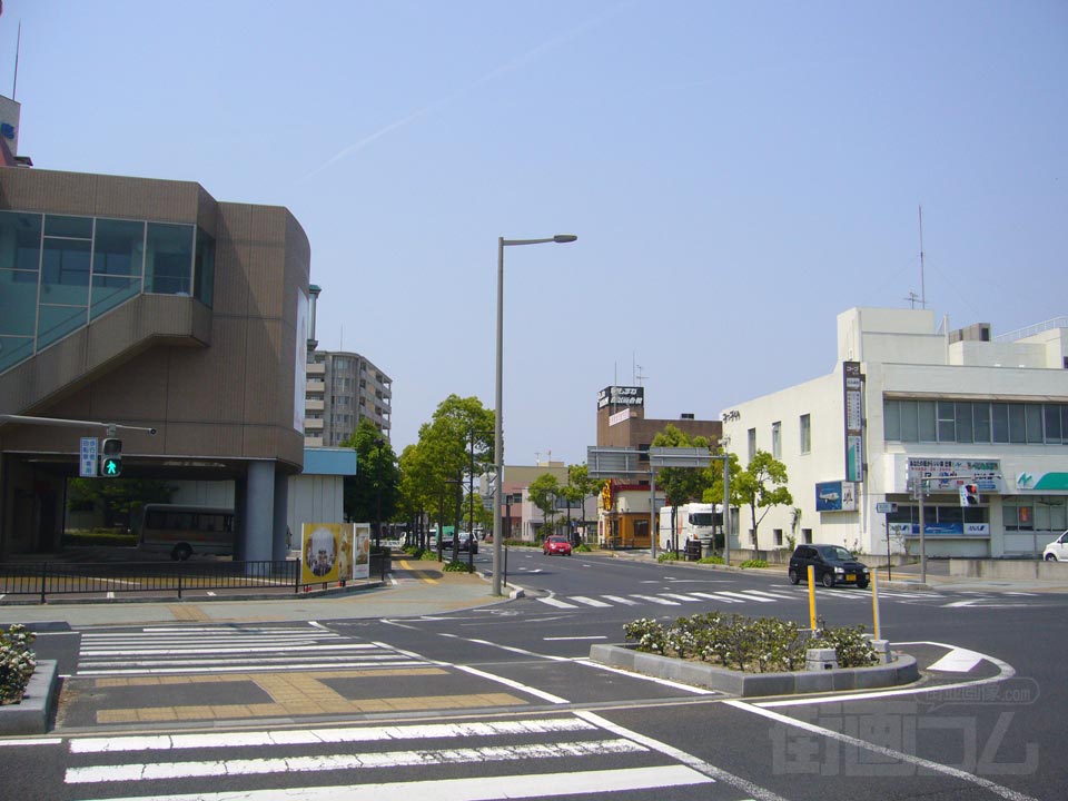 しんじ湖温泉入口交差点写真画像