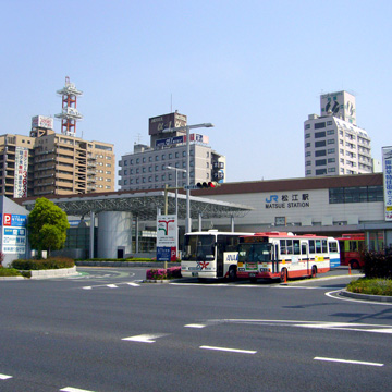 島根県松江市松江駅前周辺写真画像