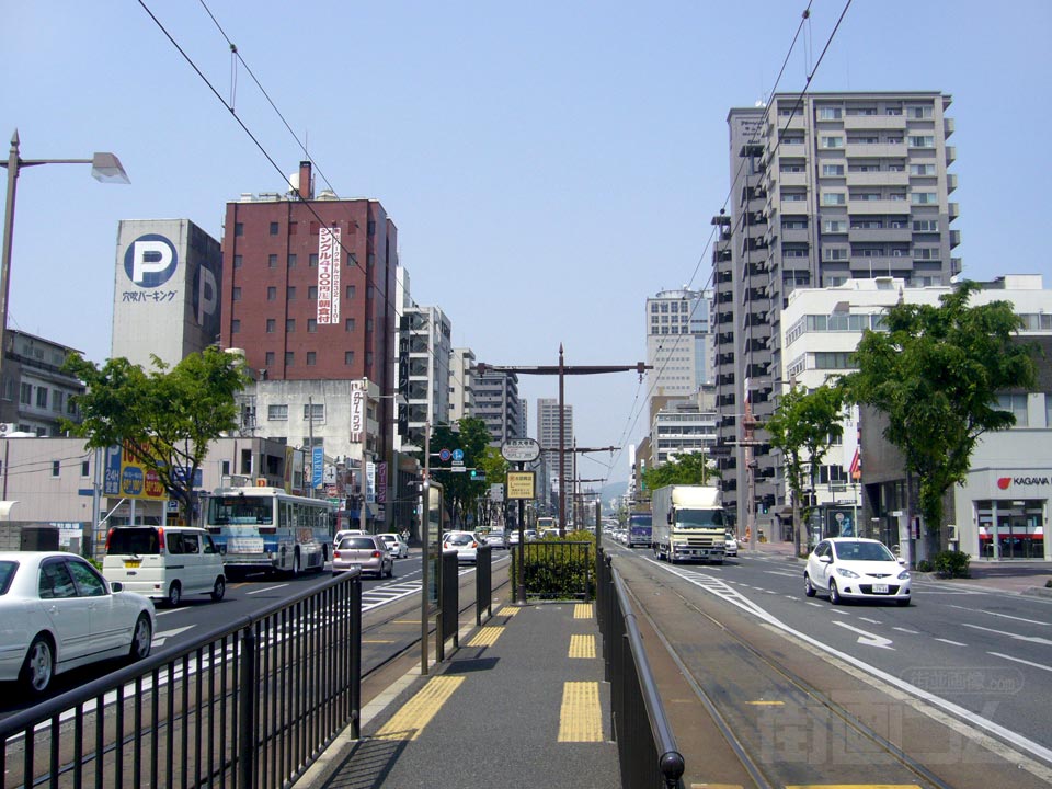 岡電新西大寺町電停