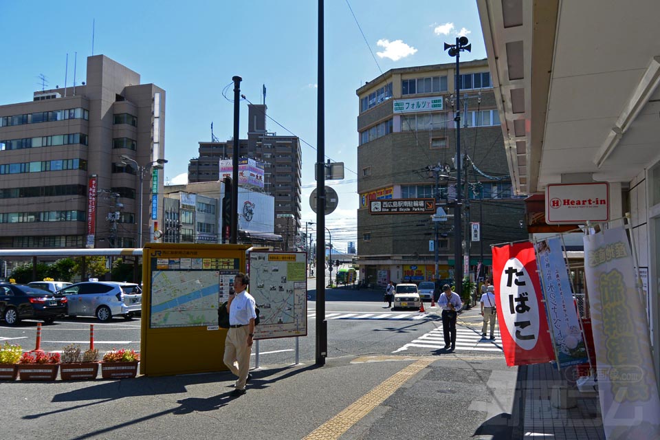 JR西広島駅東口前