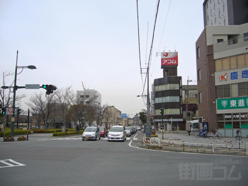 防府駅てんじんぐち交差点写真画像