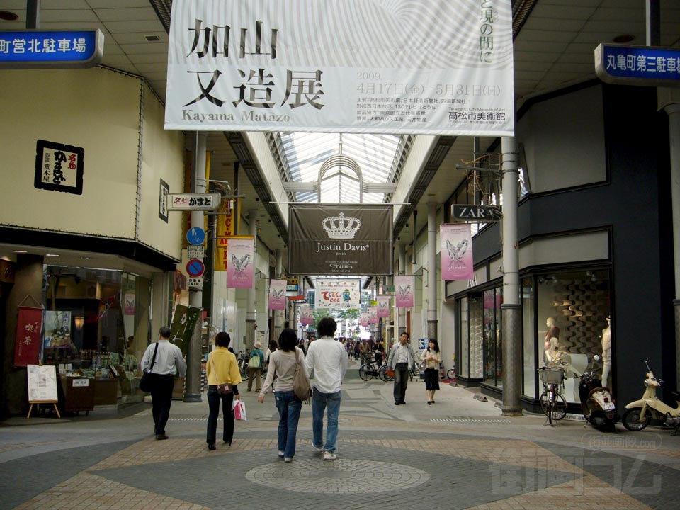 丸亀町商店街写真画像