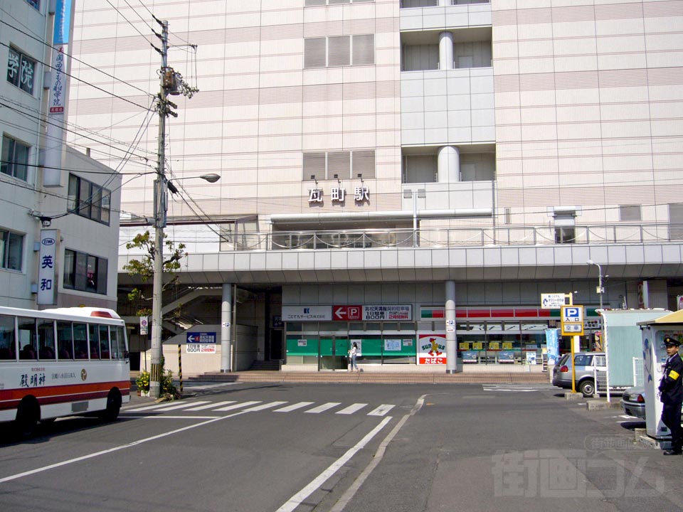 ことでん瓦町駅東口前写真画像