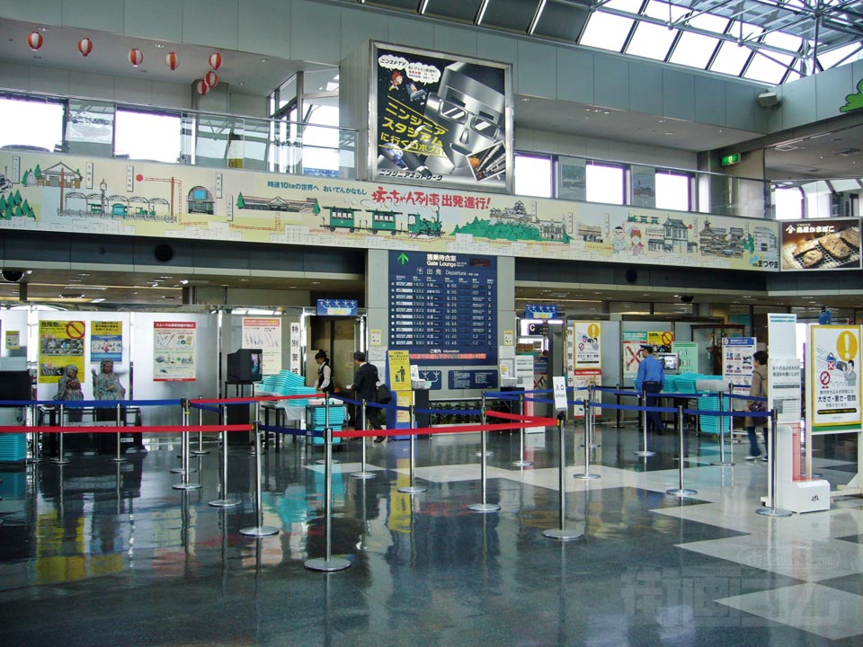 松山空港搭乗口写真画像