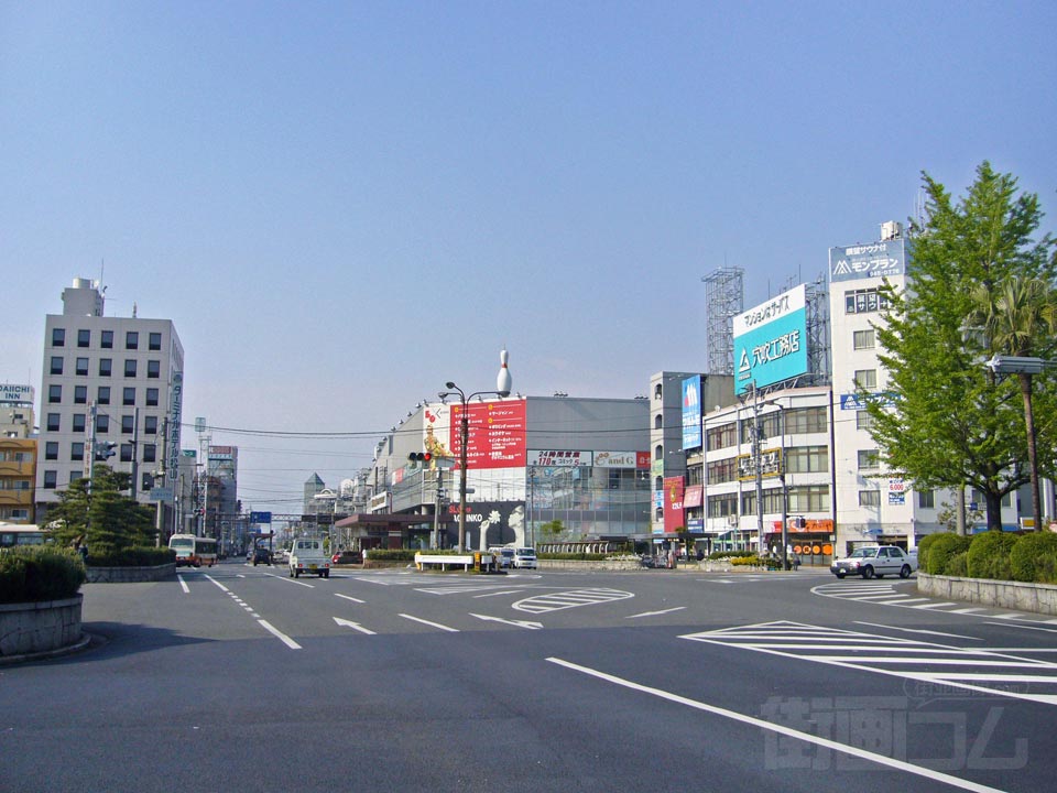 松山駅前交差点写真画像