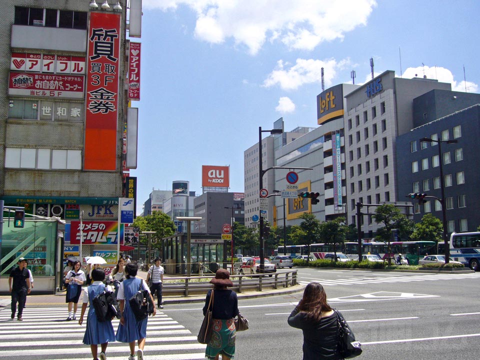 渡辺通4丁目交差点