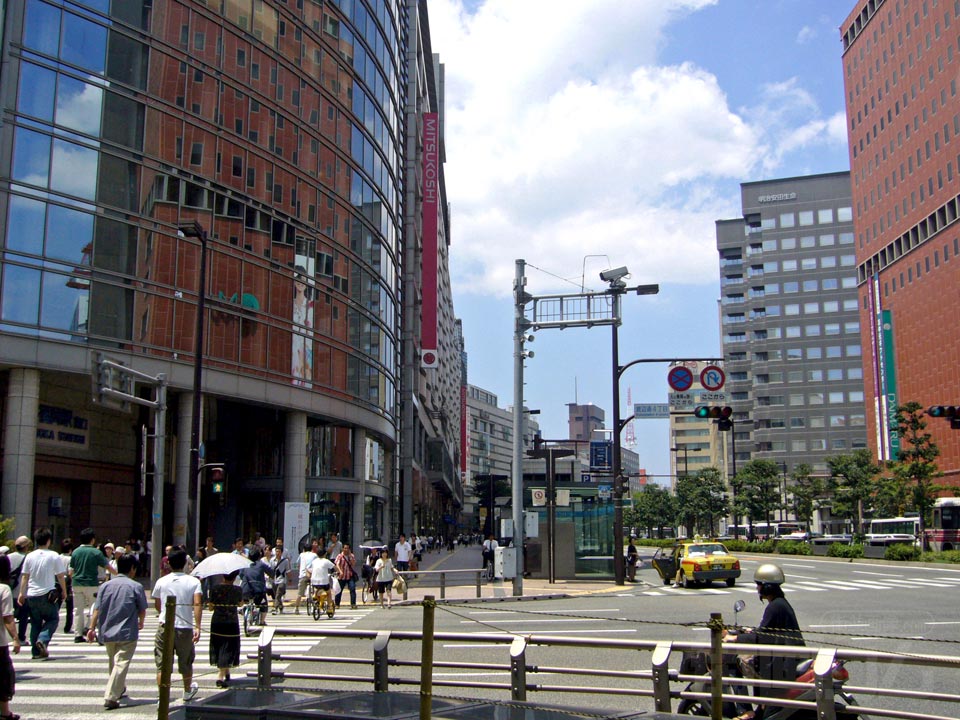 渡辺通4丁目交差点