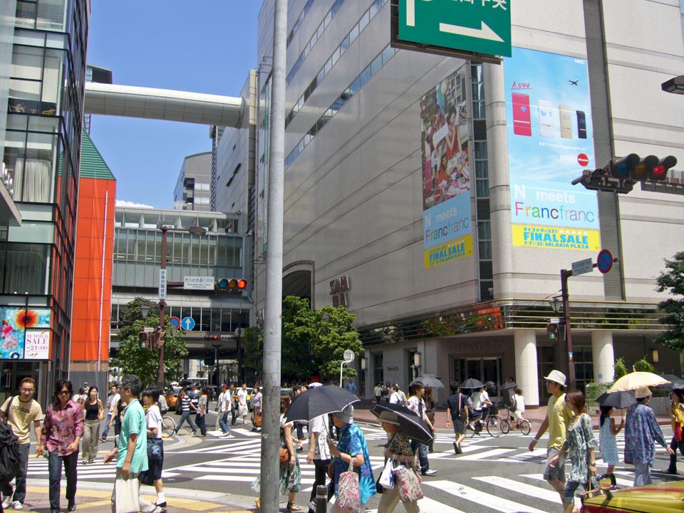 きらめき通り中央交差点