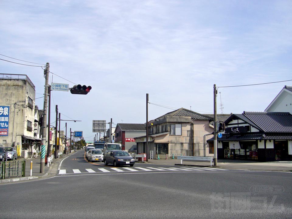 小城町下町交差点写真画像